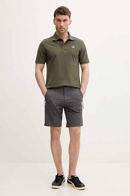 Fusalp polo męskie bawełniane GERLO J2117 zielony SS26