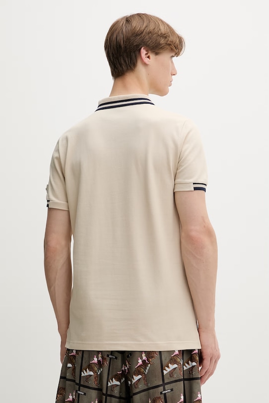 Odzież Iceberg polo męskie bawełniane F030.631A beżowy