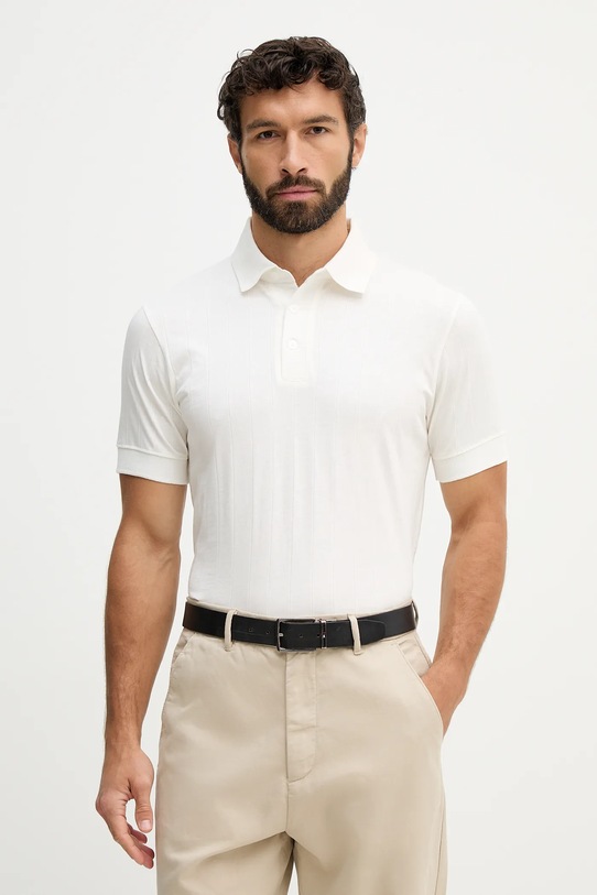 Lindbergh polo bawełniane bawełna beżowy 30.404062