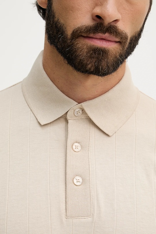 Lindbergh polo bawełniane 30.404062 beżowy