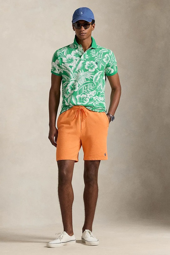 Odzież Polo Ralph Lauren polo bawełniane 710B13529 zielony