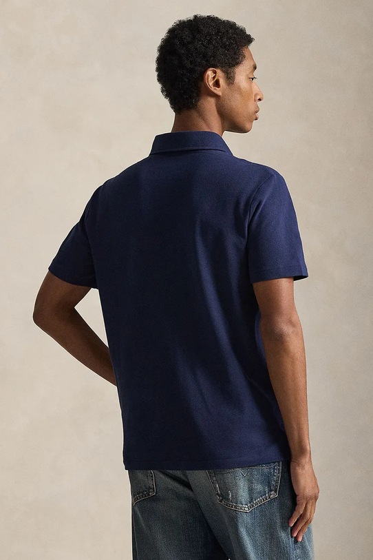 Polo Ralph Lauren polo bawełniane 710B16616 granatowy SS26