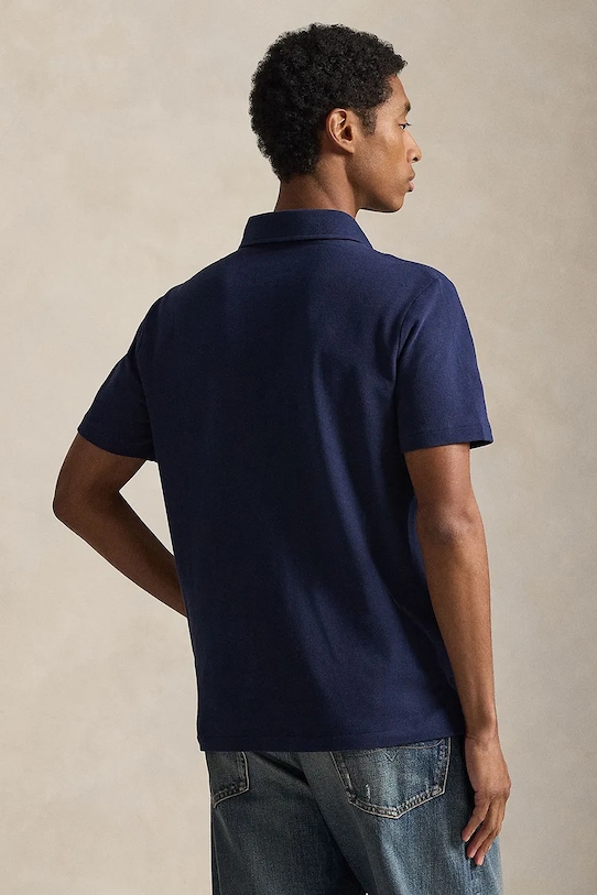 Polo Ralph Lauren polo bawełniane 710B16616 granatowy SS26