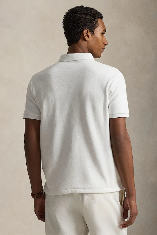 Polo Ralph Lauren polo 710A12484 biały SS26
