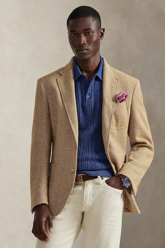 Polo Ralph Lauren polo bawełniane 710B13893 granatowy