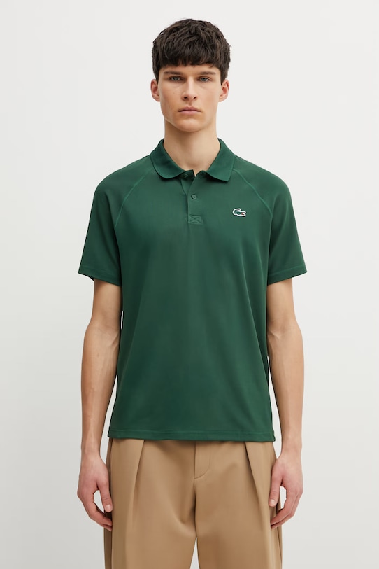 Lacoste tricou polo uni verde DH0159