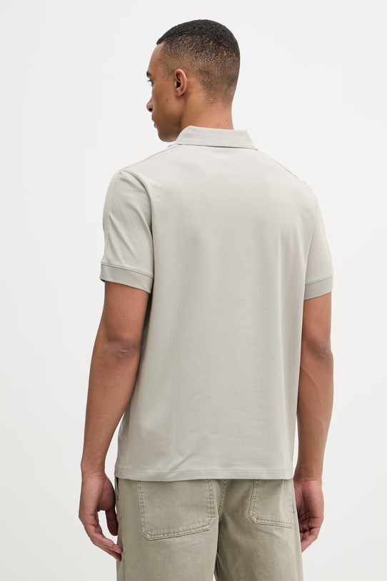 Oblečení Karl Lagerfeld polo pánské s bavlnou 562235.745019 zelená