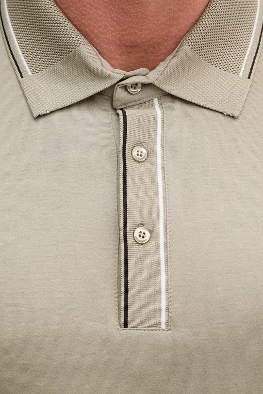 Karl Lagerfeld polo męskie bawełniane 562200.745002 zielony