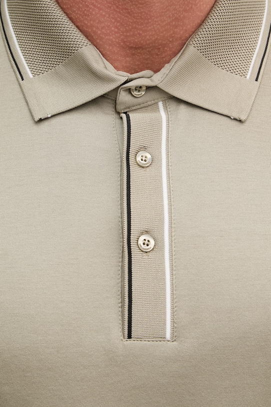 Karl Lagerfeld polo męskie bawełniane 562200.745002 zielony