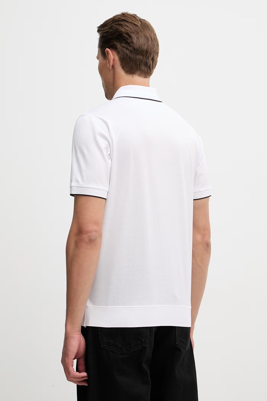 Oblečenie Bavlnené polo tričko Karl Lagerfeld 562200.745003 biela