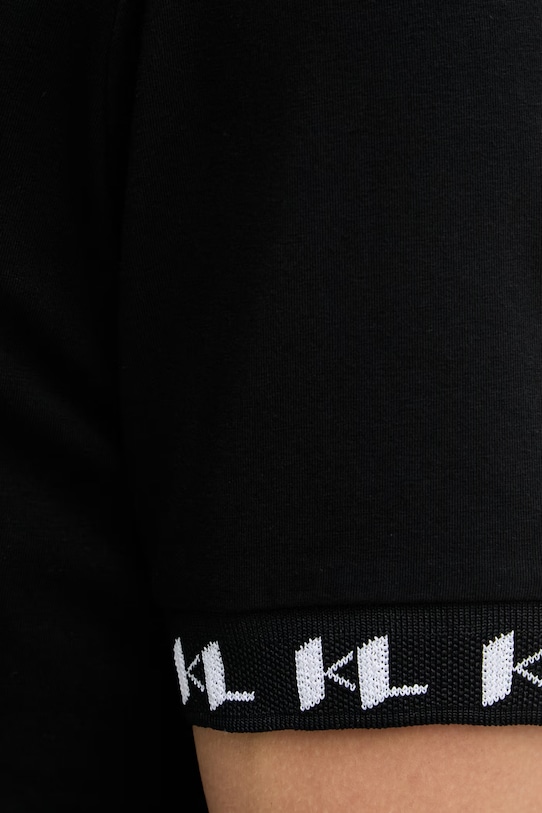 Polo tričko Karl Lagerfeld 562221.745020 černá