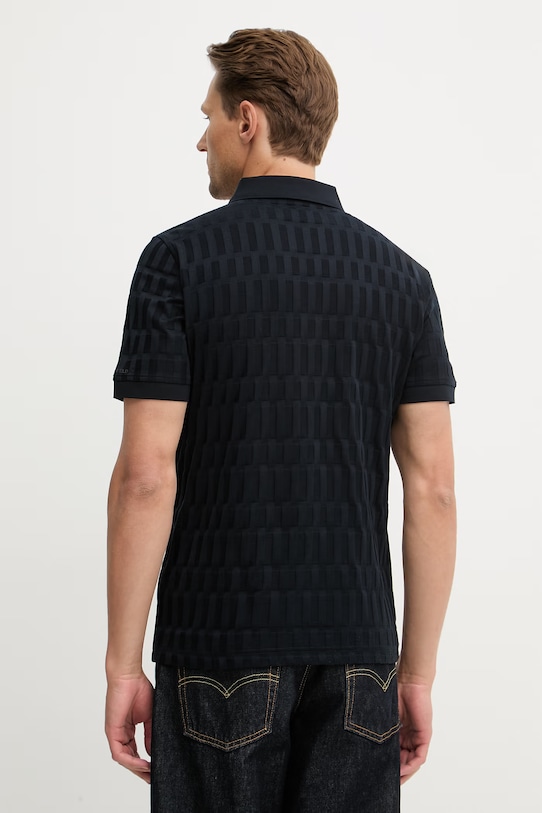 Oblečenie Bavlnené polo tričko Karl Lagerfeld 562203.745008 tmavomodrá