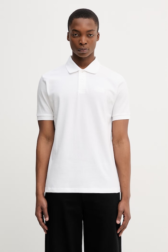 The North Face polo bawełniane REGULAR POLO gładkie biały NF0A8C1PFN41