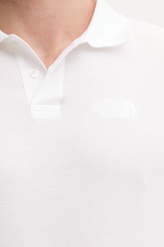 The North Face polo bawełniane REGULAR POLO NF0A8C1PFN41 biały