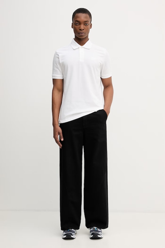 The North Face polo bawełniane REGULAR POLO NF0A8C1PFN41 biały