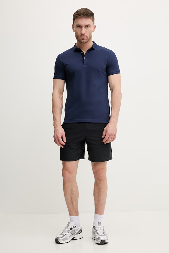 The North Face polo in cotone Premium Slim NF0A8C1N8K21 blu navy SS26