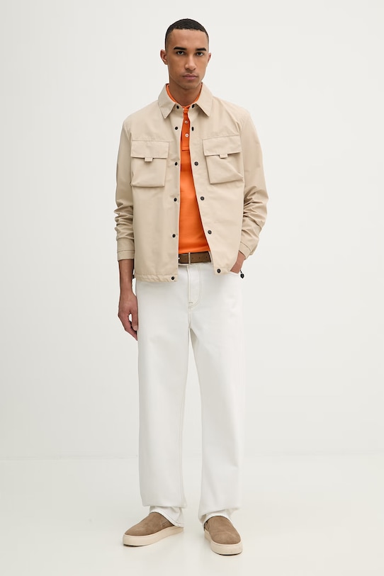 Tommy Hilfiger férfi póló MW0MW17771.. narancssárga SS26