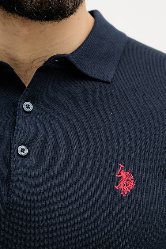U.S. Polo Assn. Polo za muškarce od pamuka COMBED SS MUP3709 mornarsko plava