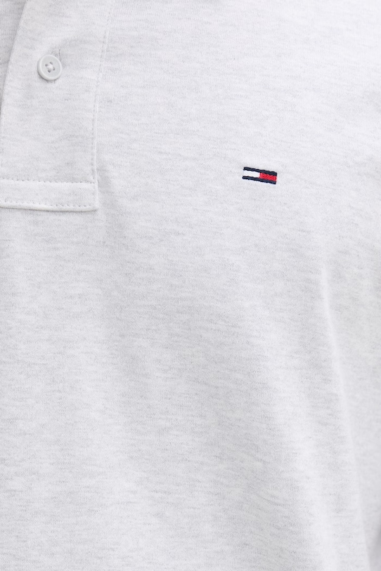 Tommy Jeans polo męskie bawełniane DM0DM22700 szary