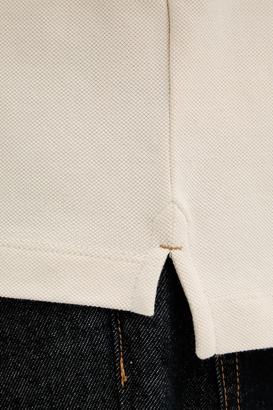 Aeronautica Militare polo męskie bawełniane PO1914UP00403 beżowy