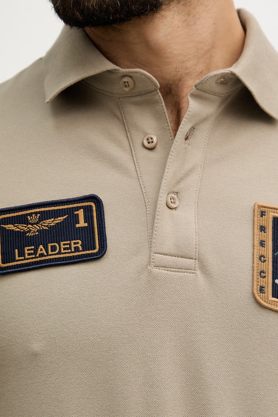 Aeronautica Militare polo PO1927UP00191 zielony