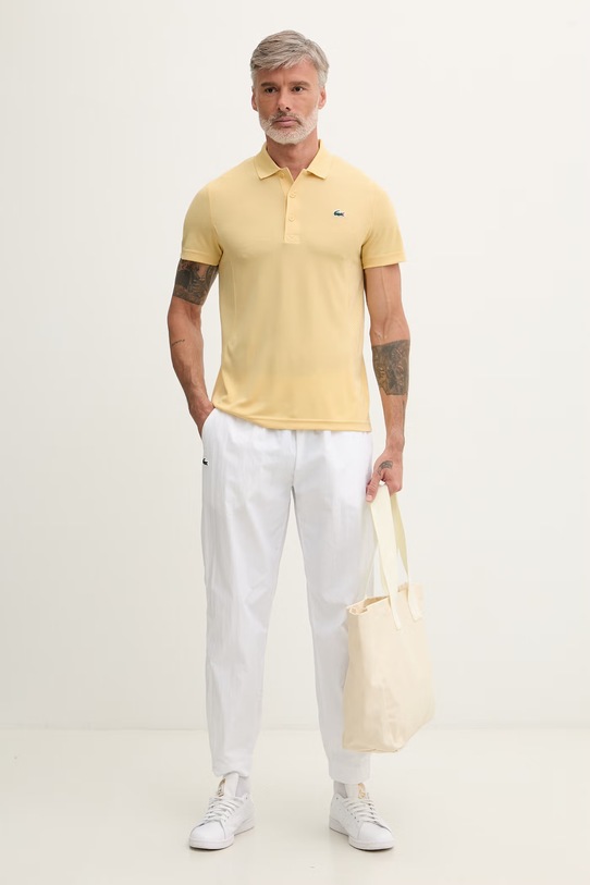 Lacoste polo męskie DH9949 żółty SS26