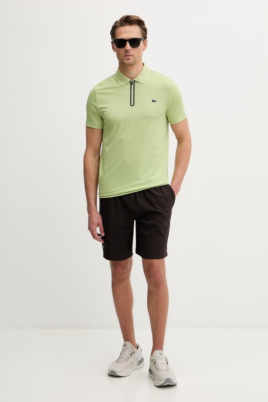 Lacoste polo męskie DH9992 zielony SS26