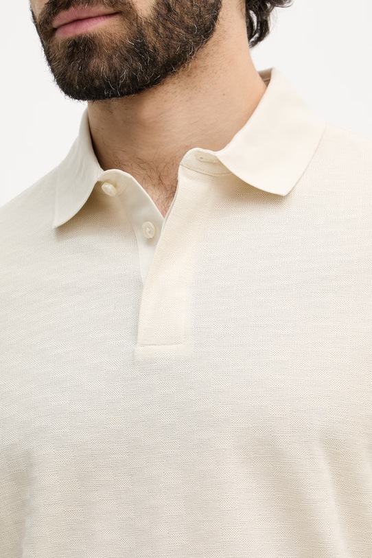 BOSS polo męskie bawełniane Pack 189 50567204 beżowy