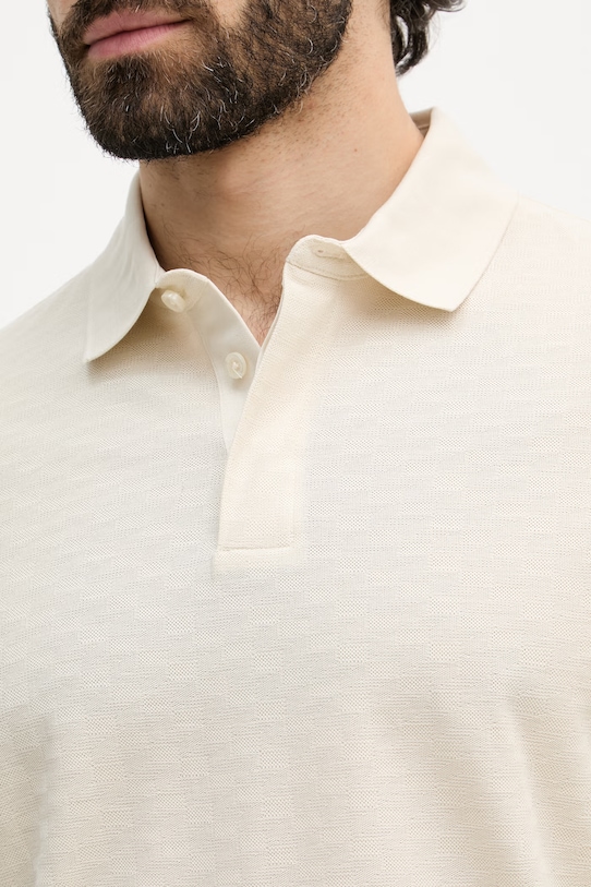 BOSS polo męskie bawełniane Pack 189 50567204 beżowy