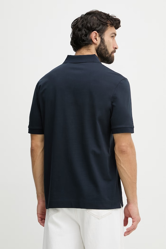 Odzież BOSS polo męskie bawełniane Parris 80 50567874 granatowy