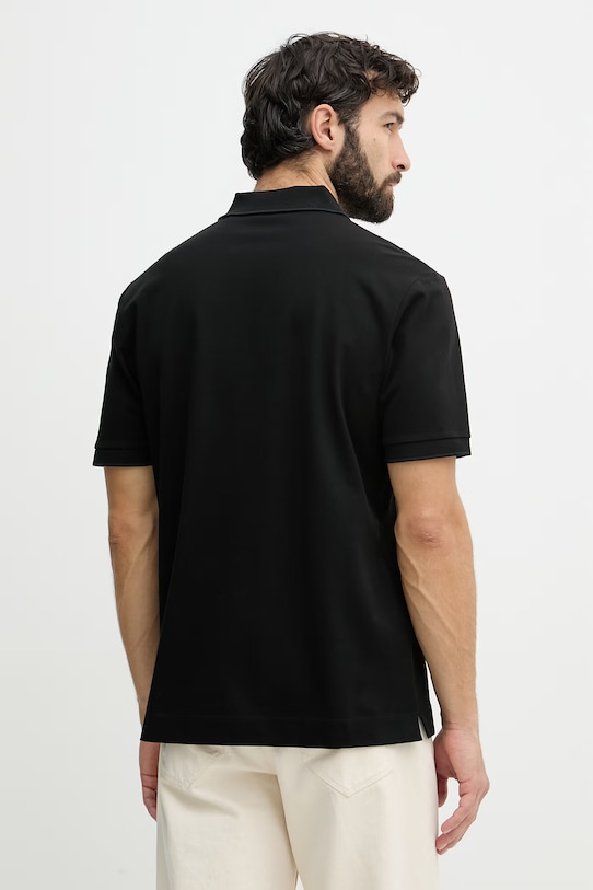 Odzież BOSS polo męskie bawełniane Parris 80 50567874 czarny