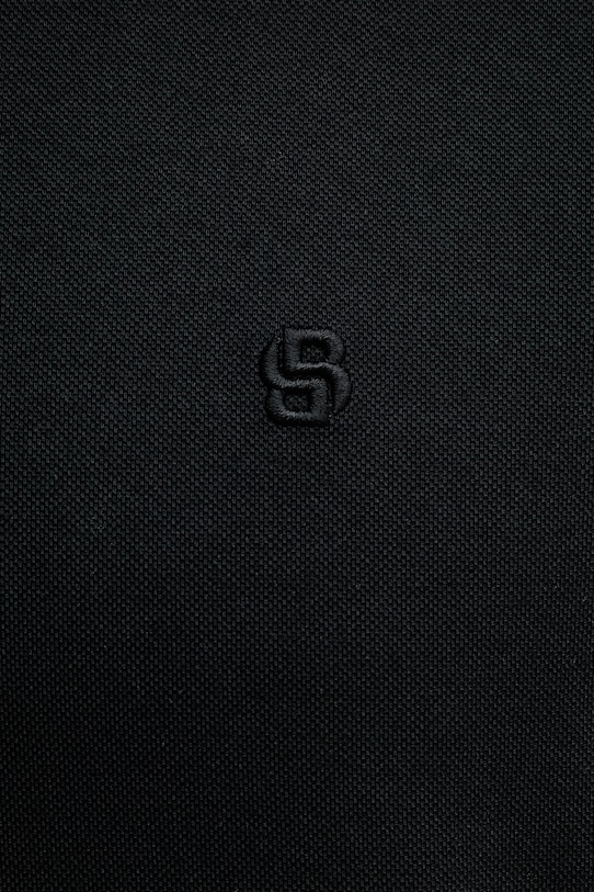 BOSS polo męskie bawełniane Parris 80 50567874 czarny