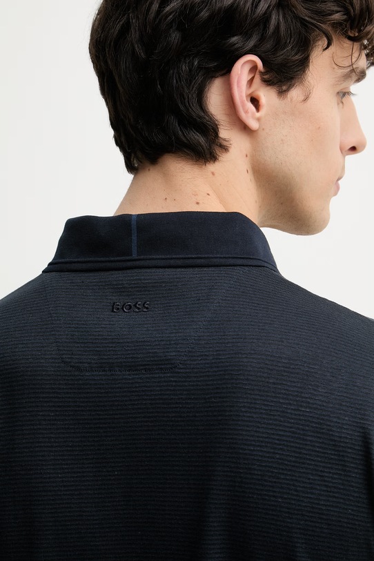 BOSS polo męskie z lnem BOSS X ASTON MARTIN 50558809