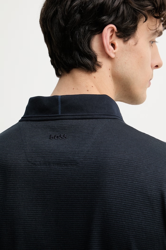 BOSS polo męskie z lnem BOSS X ASTON MARTIN 50558809