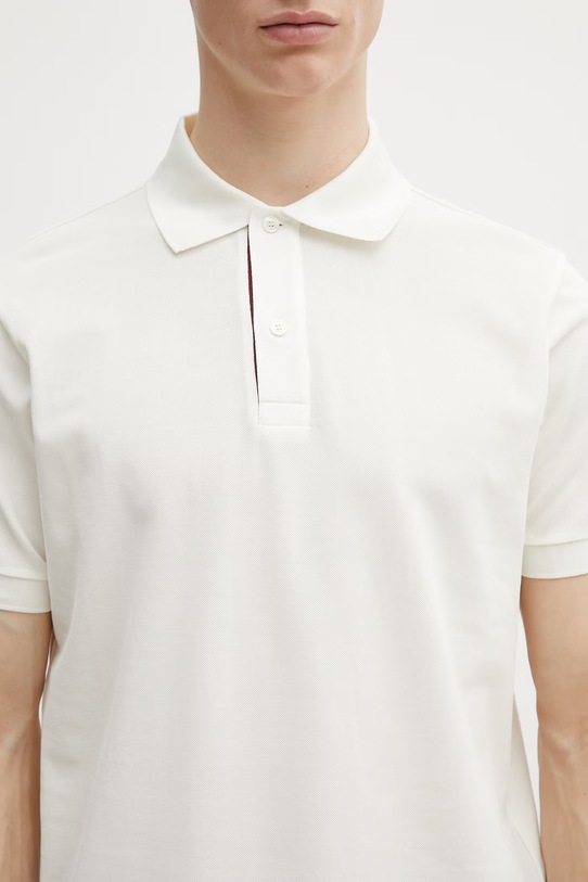 Paul Smith polo bawełniane PLACKET POLO beżowy M1R.698PP.L00086