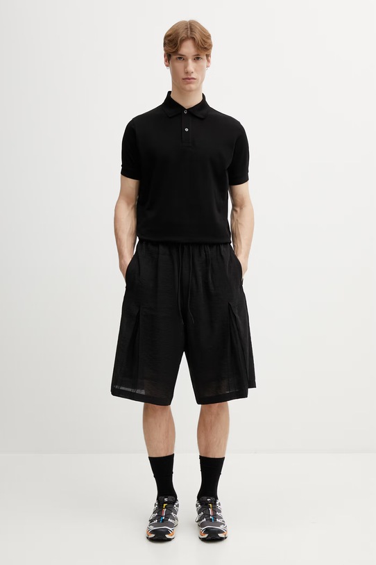 Paul Smith polo bawełniane PLACKET POLO M1R.698PP.L00086 czarny