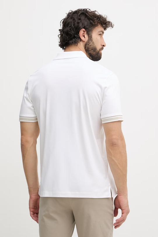 Oblačila BOSS polo majica moška bombažna Parlay 238 50559668 bež