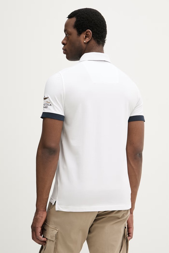Odzież Aeronautica Militare polo PO1915UP00191 biały