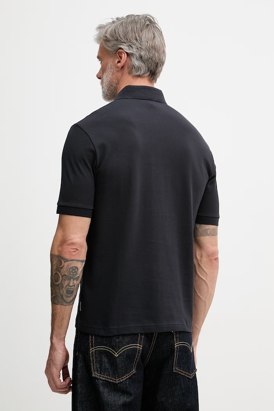 Armani Exchange polo męskie bawełniane XM002067.AF10366 granatowy SS26