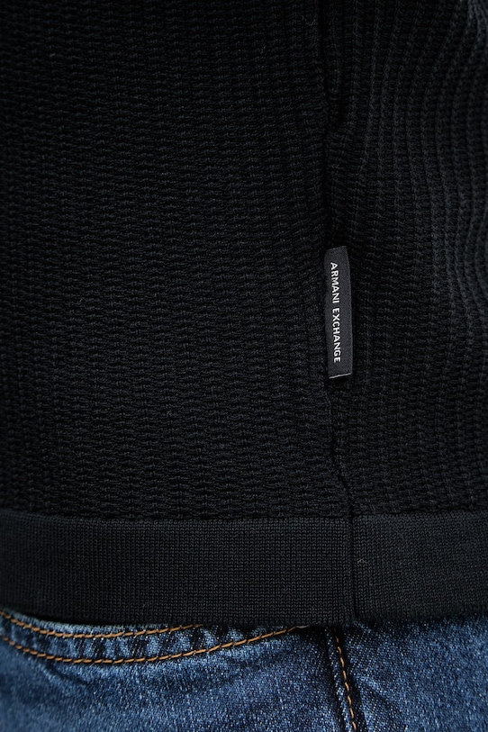 Armani Exchange polo męskie bawełniane XM002165.AF20139 granatowy