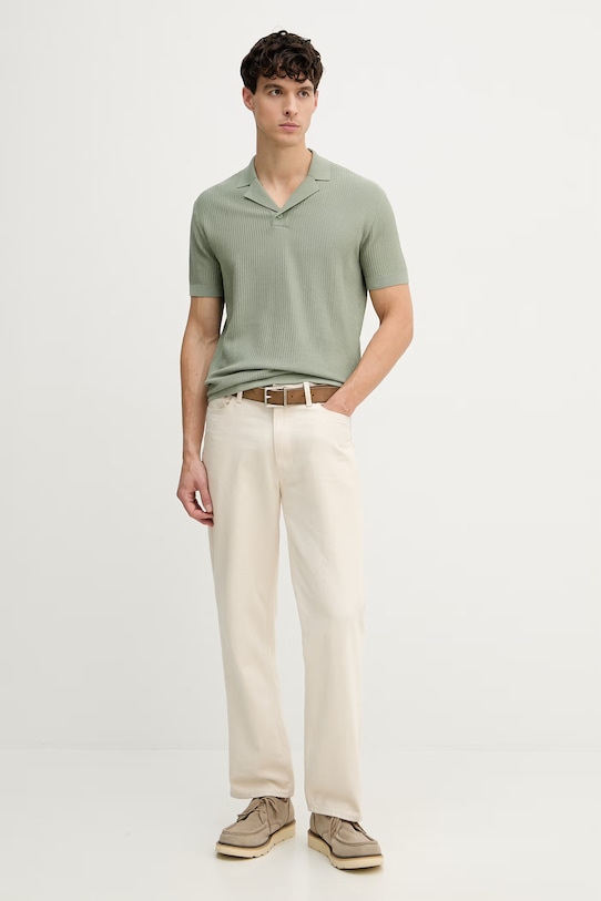 Armani Exchange polo majica moška bombažna XM002165.AF20139 zelena SS26