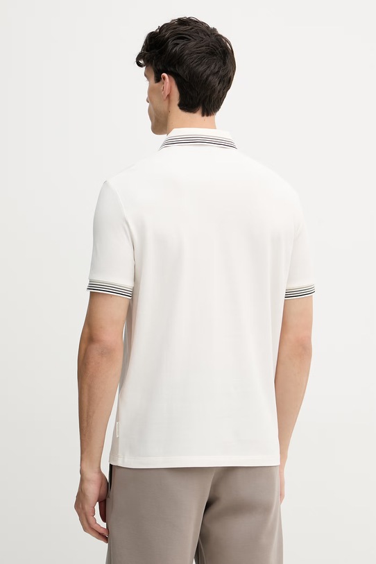 Odzież Armani Exchange polo męskie bawełniane XM002326.AF13026 beżowy