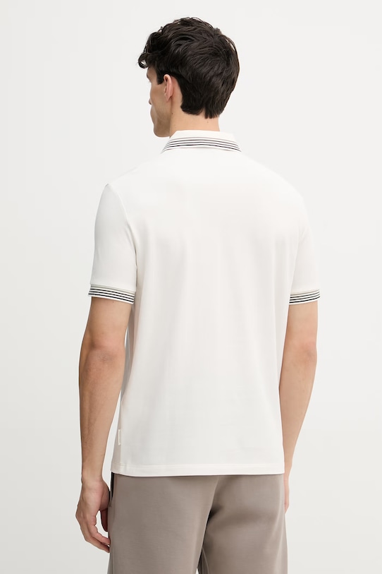 Odzież Armani Exchange polo męskie bawełniane XM002326.AF13026 beżowy