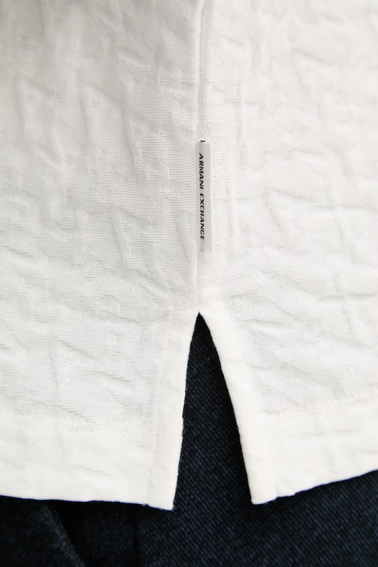 Armani Exchange polo męskie bawełniane XM002346.AF10337 beżowy