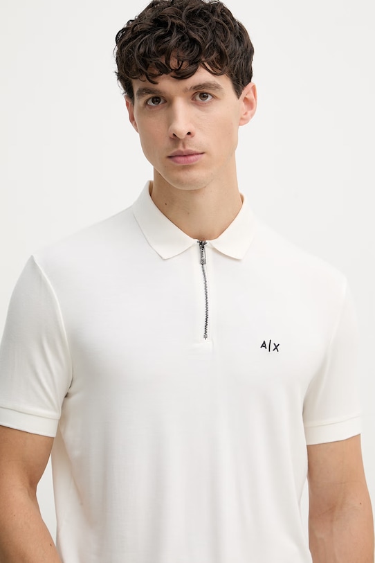 Armani Exchange polo męskie beżowy XM002372.AF21936