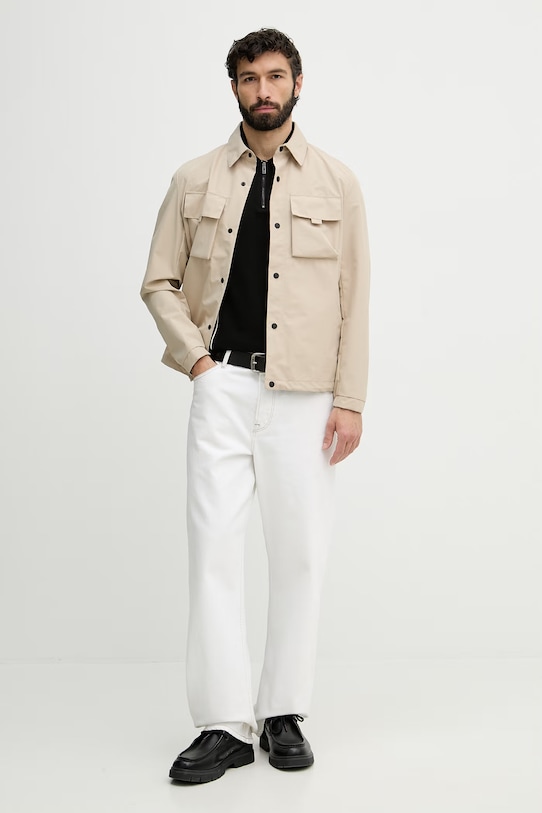 Armani Exchange Polo majica moška bombažna XM002375.AF10366 črna SS26