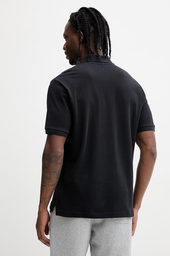 Odzież Napapijri polo bawełniane SMALL BOX NP0A88TQ9411 czarny