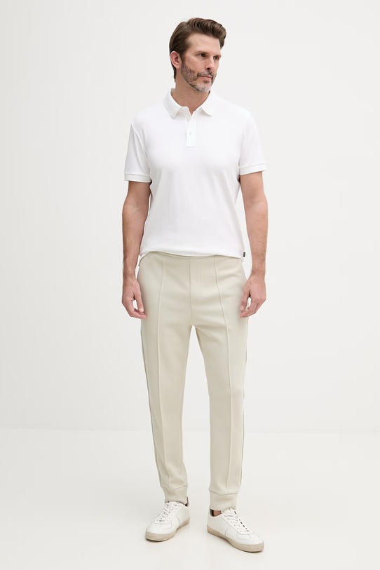 Joop! polo damskie bawełniane 30046975 biały SS26