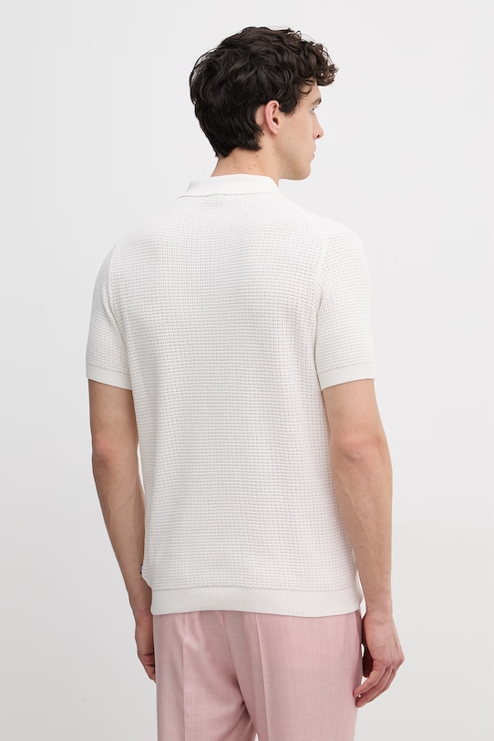 Odzież Joop! polo swetrowe męskie bawełniane 30101508 beżowy