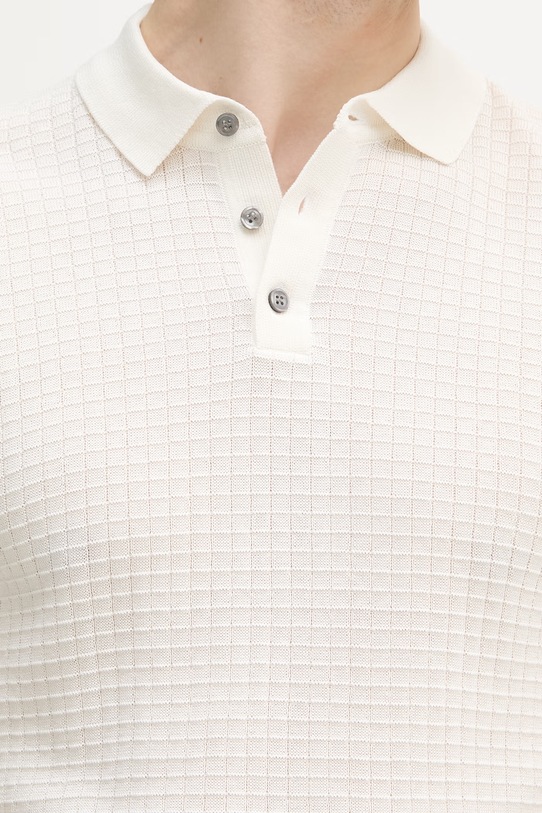 Joop! polo męskie bawełniane 30101509 beżowy